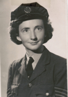 Eileen in WAAF uniform, August 1944