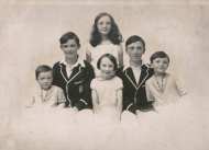 Justin, Jim, Sybil, Eileen, Arthur, David